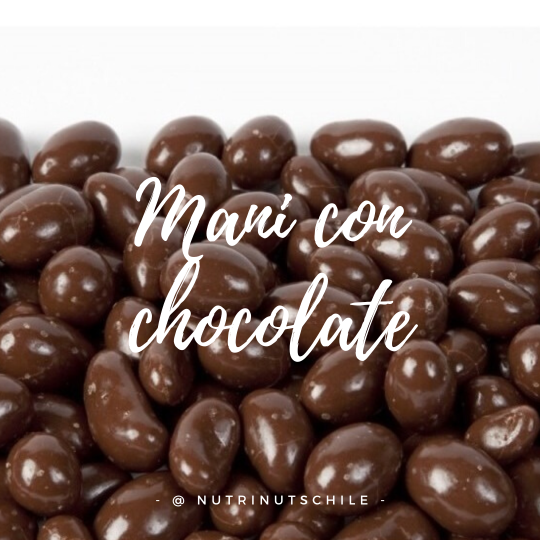 Maní con chocolate