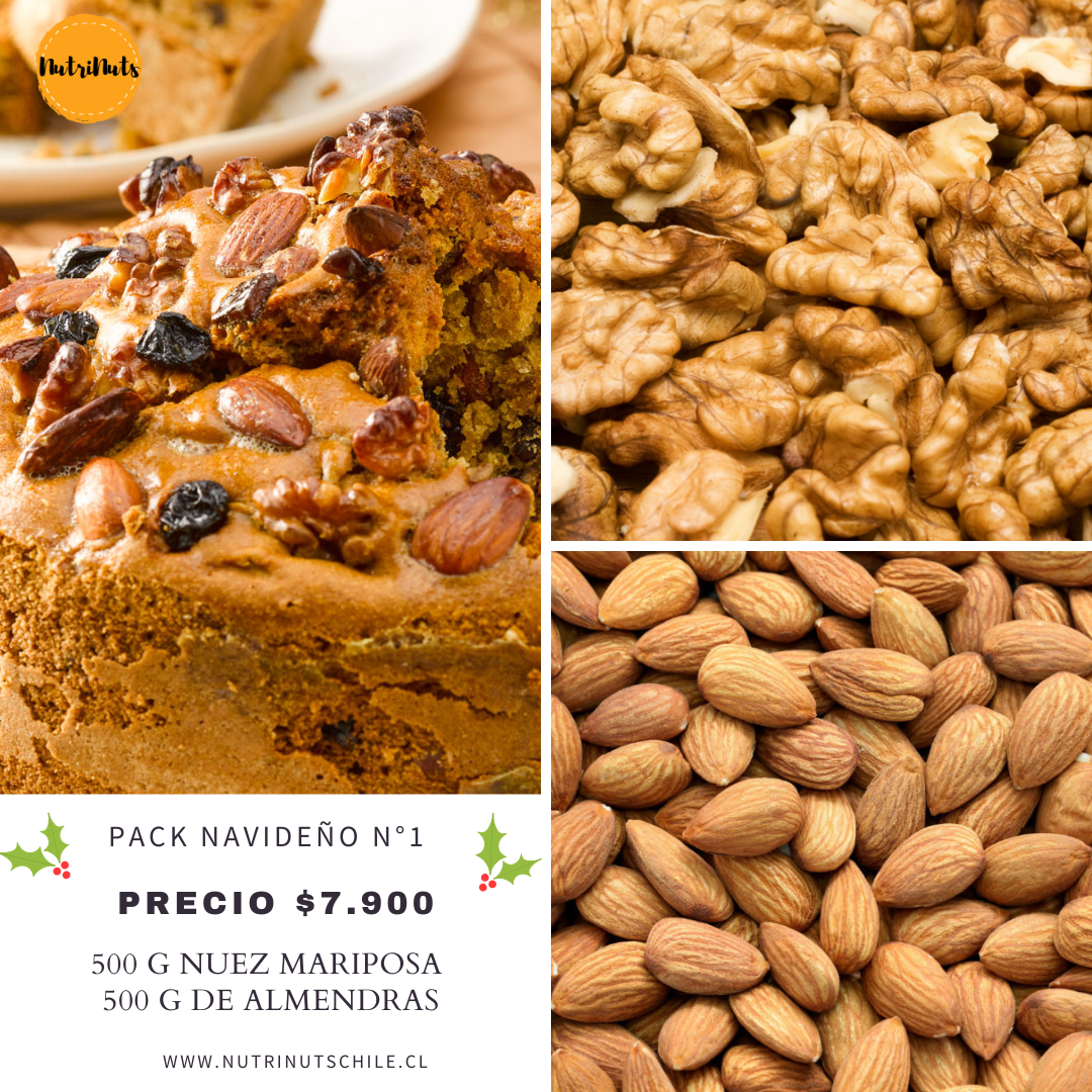 Pack Navideño N°1: Nuez - Almendras